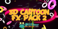 超级卡通光线特效动画C4D模板 Videohive 3D Cartoon FX Pack 2 8216354 Cinema 4D ...