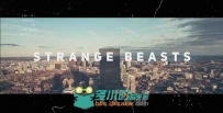 炫酷故障闪烁效果城市宣传片视频包装AE模板 Videohive Strange Beasts 19774266