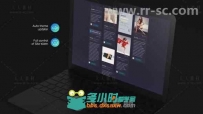 现代笔记本屏幕展示介绍企业网站视频宣传AE模板 Videohive Website Laptop Presen...