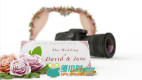 婚礼相机展示动画AE模板 Videohive Wedding Film Intro 7422671 Project for After...