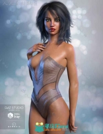 美丽性感小麦色异国女性角色3D模型合辑