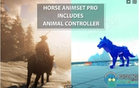 3D动物角色骑乘系统Unity游戏素材资源