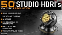50组32位10k x 5k .EXR和.HDR格式Studio HDRI图像