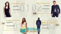 现代时尚服装信息展示幻灯片产品宣传AE模板 Videohive Fashion Collection 19687313