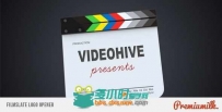 电影揭幕牌动画AE模板 Videohive Filmslate Logo Opener 5504213 Project for Afte...