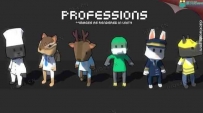Unity动物角色模型包1000+ FBX 猴子|猫|狗|兔子|花栗鼠等