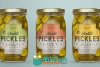 泡菜罐子模型展示PSD模板Pickle Jar Mockup
