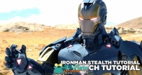 《C4D与AE制作钢铁侠动画视频教程》Cinema 4D Tutorial.net Ironman Stealth Tutorial