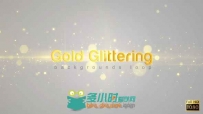 金色闪耀粒子高清背景视频素材合辑 Videohive Gold Glittering 4250887