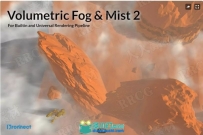 立体逼真烟雾雾霾全屏与镜头效果着色器Unity游戏素材资源