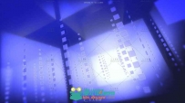 蓝色立体方块旋转运动背景动态视频素材