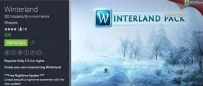 unity3D冰封雪地场景Winterland V1.0