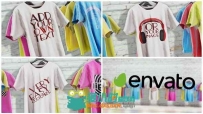 T恤衫展示动画AE模板 Videohive T-Shirts Promo 7342150 Project for After Effects