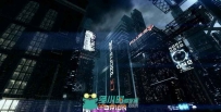 unity3d游戏场景模型超精美黑夜城市3D模型