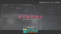 炫酷故障效果极限运动展示宣传视频包装AE模板 Videohive Xtreme Opener 20647146