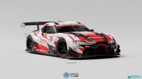 丰田GR Supra赛车Super GT3赛事汽车3D模型