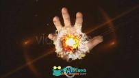 魔术手掌Logo标志演绎AE模板 Videohive Magic Hand Logo Sting 4419103 Project fo...