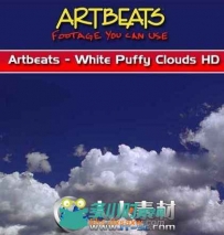 《白色云朵高清实拍视频素材合辑》Artbeats White Puffy Clouds HD