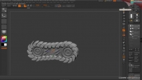 Zbrush合金弹头坦克3D模型雕刻视频