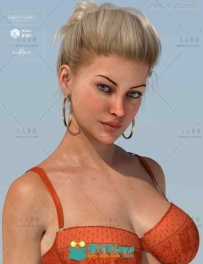 性感迷人直率大方的女性角色3D模型合辑