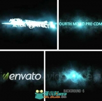 闪电标题演绎动画AE模板 Videohive Action Titles 5499178