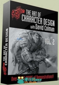 经典角色设计绘画技巧视频教程 The Art of Character Design Volume 2 with David ...