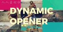 动感照片快速展示明亮幻灯片相册动画AE模板 Videohive Dynamic Opener 19872059