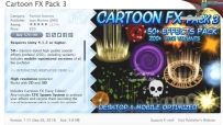 8个Cartoon FX Pack 卡通特效unity3d插件脚本