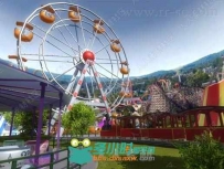 游乐园完整3D场景Unity游戏素材资源