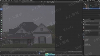 Blender超酷UFO劫持人类VFX特效制作流程视频教程