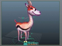 Q版瞪羚3D模型