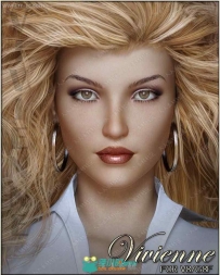 优雅美丽女性多组瞳孔妆发指甲姿势3D模型