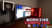 工作计算机电脑和Wi-Fi系统模拟Unreal Engine游戏素材资源
