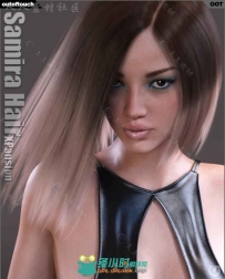 女性美丽柔顺的长发3D模型合辑
