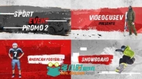 史诗水彩效果体育运动宣传片展示视频包装AE模板Videohive Sport Event Promo 2 20...