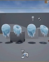 UE4 虚幻4 冰霜材质 结冰材质制作教程
