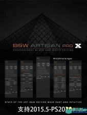 风光黑白明度蒙版扩展BW Artisan Pro X v1.1汉化版