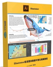 Illustrator信息图表数据可视化绘制训练视频教程