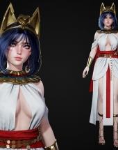 埃及女孩游戏角色Unreal Engine游戏素材资源