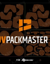 UVPackmaster Pro高效UV贴图Blender插件V3.1.0版