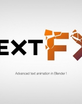 Text Effects文字效果动画Blender插件Vv0.99版