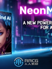NeonMind AI Stable Diffusion人工智能视觉特效AE脚本