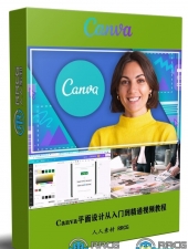 Canva平面设计从入门到精通训练视频教程