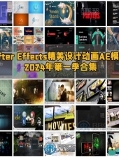 After Effects精美设计动画AE模板合集2024年第一季
