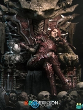 Aleehra龙骑士王座人物角色雕刻手办3D打印模型
